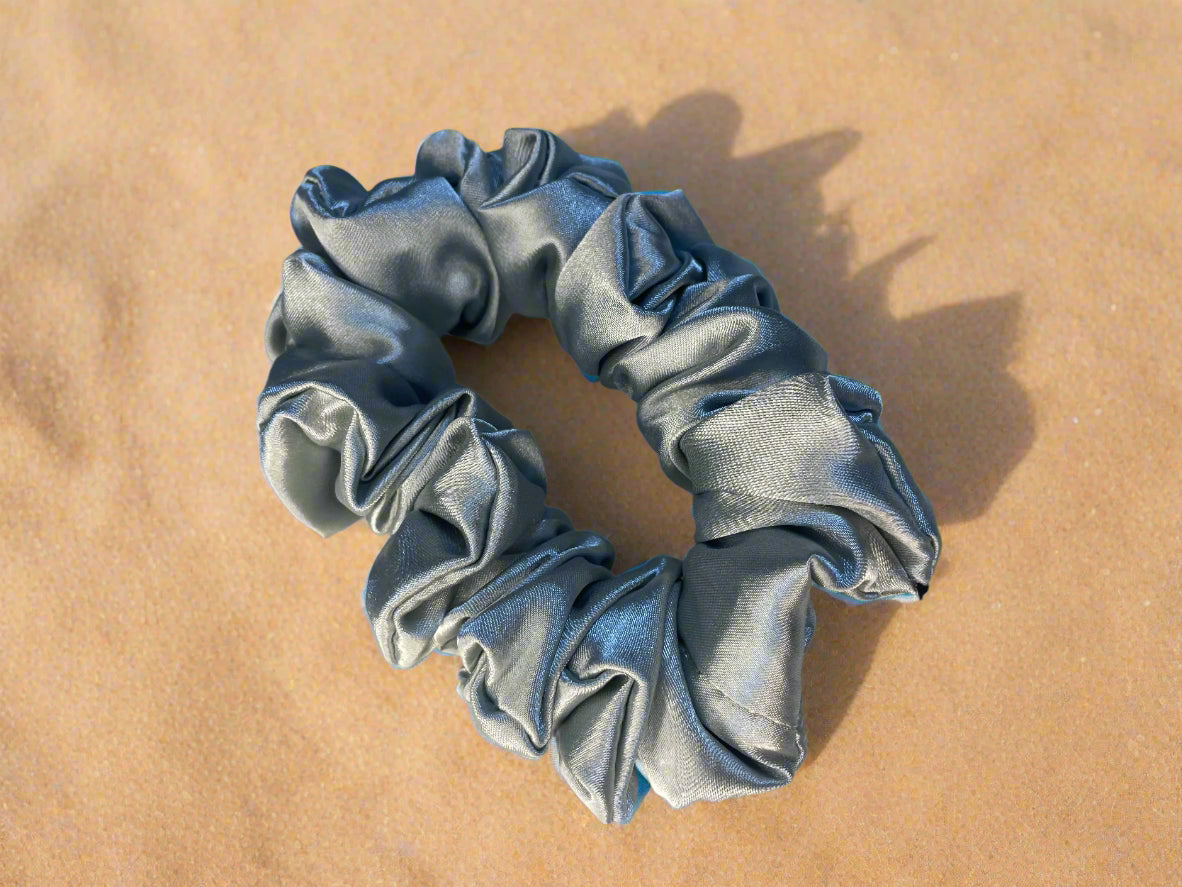 Large silk hair ties - Scrunchies satin