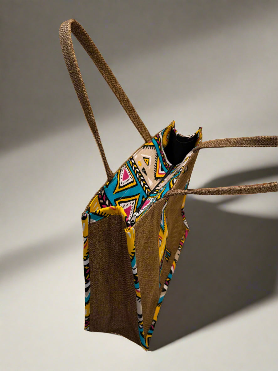 Mary Jade boutique - Large jute bag - women bag