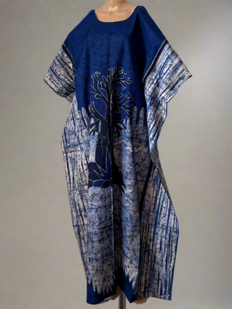 Boubou Batik YEBI 100% cotton (Ankle length) - Large