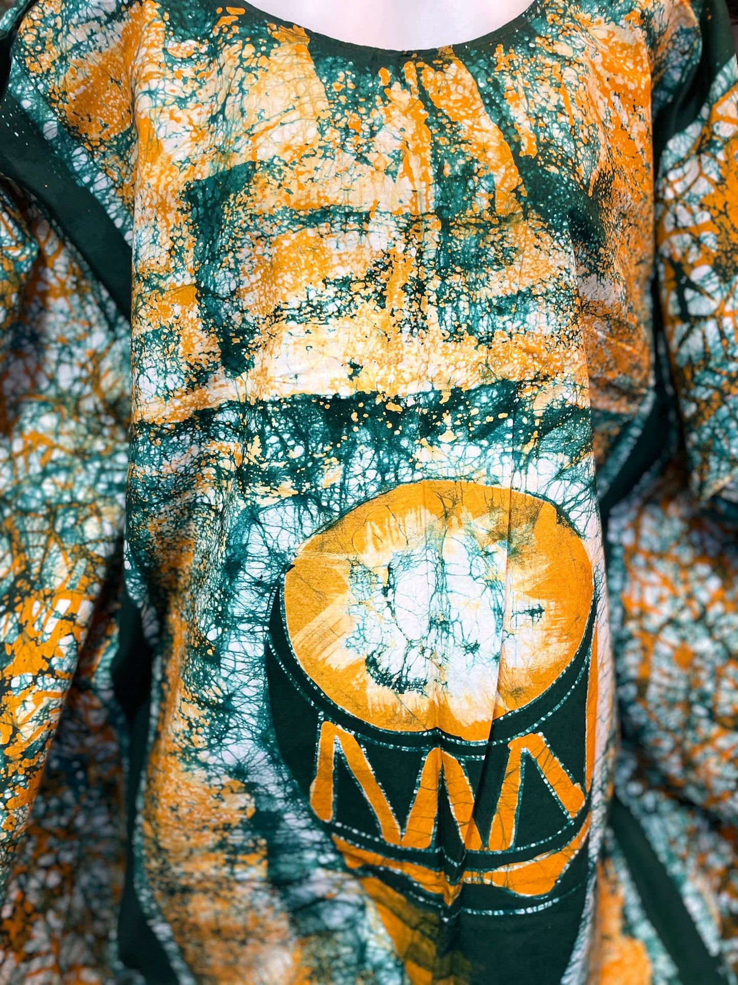 Boubou Batik 100% cotton (under knee length)