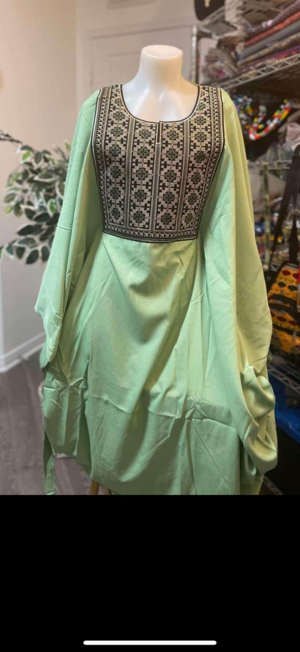 Mary Jade Boutique FADI Long Shiffon Boubou One size