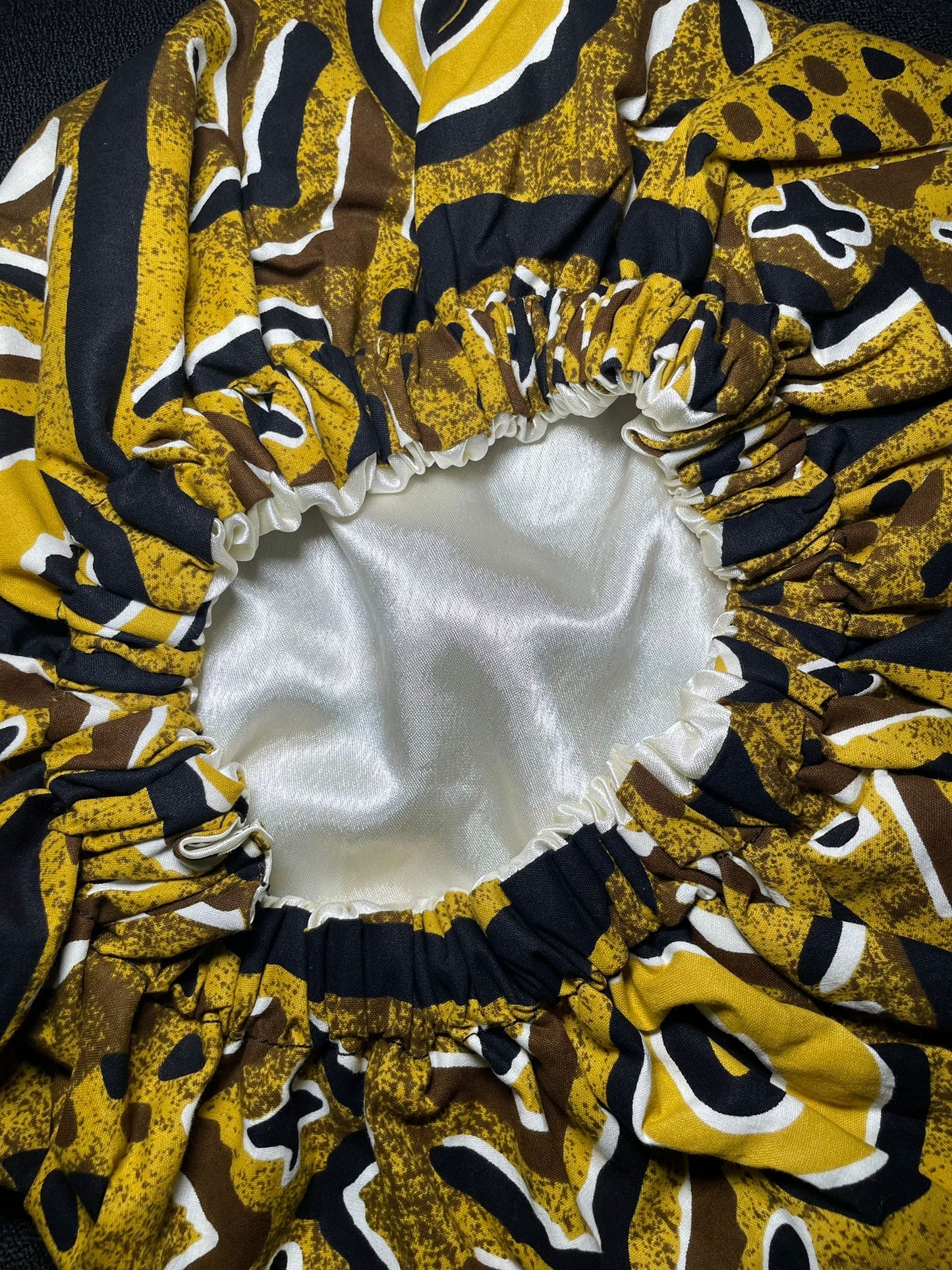 Hair bonnet reversible Handcrafted