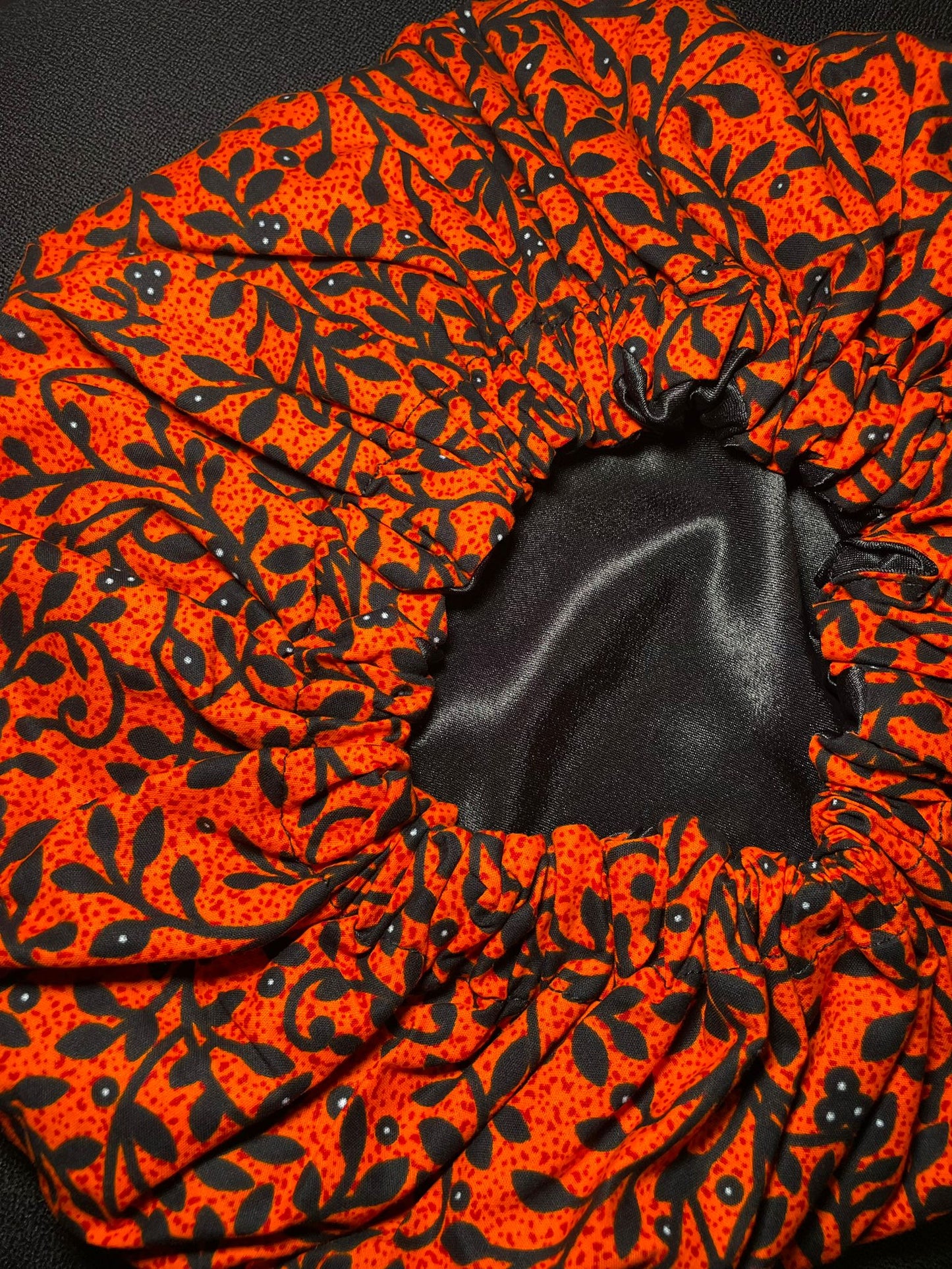 Hair bonnet reversible Handcrafted