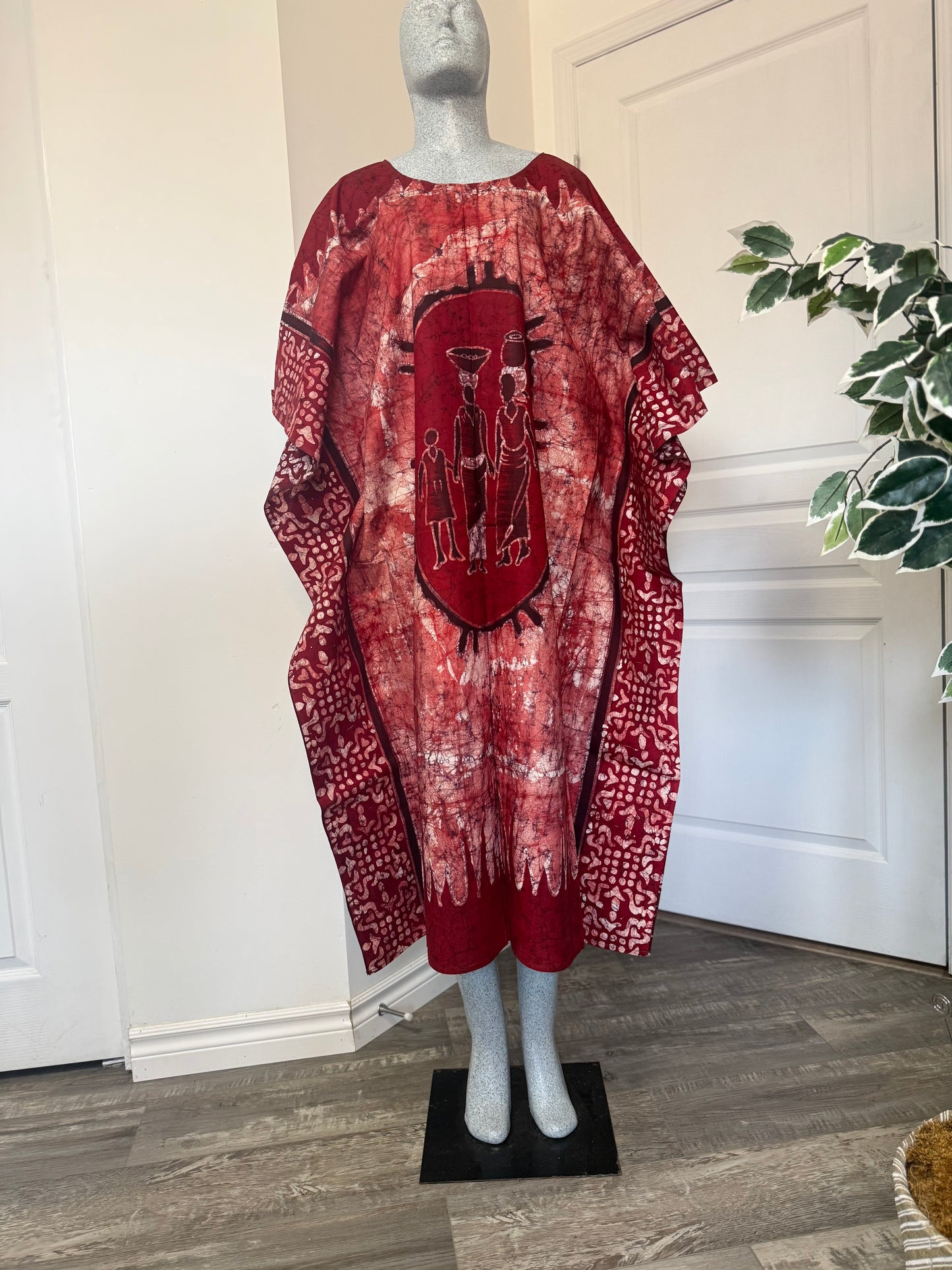 LOLA Boubou Batik 100% cotton Midi - Length