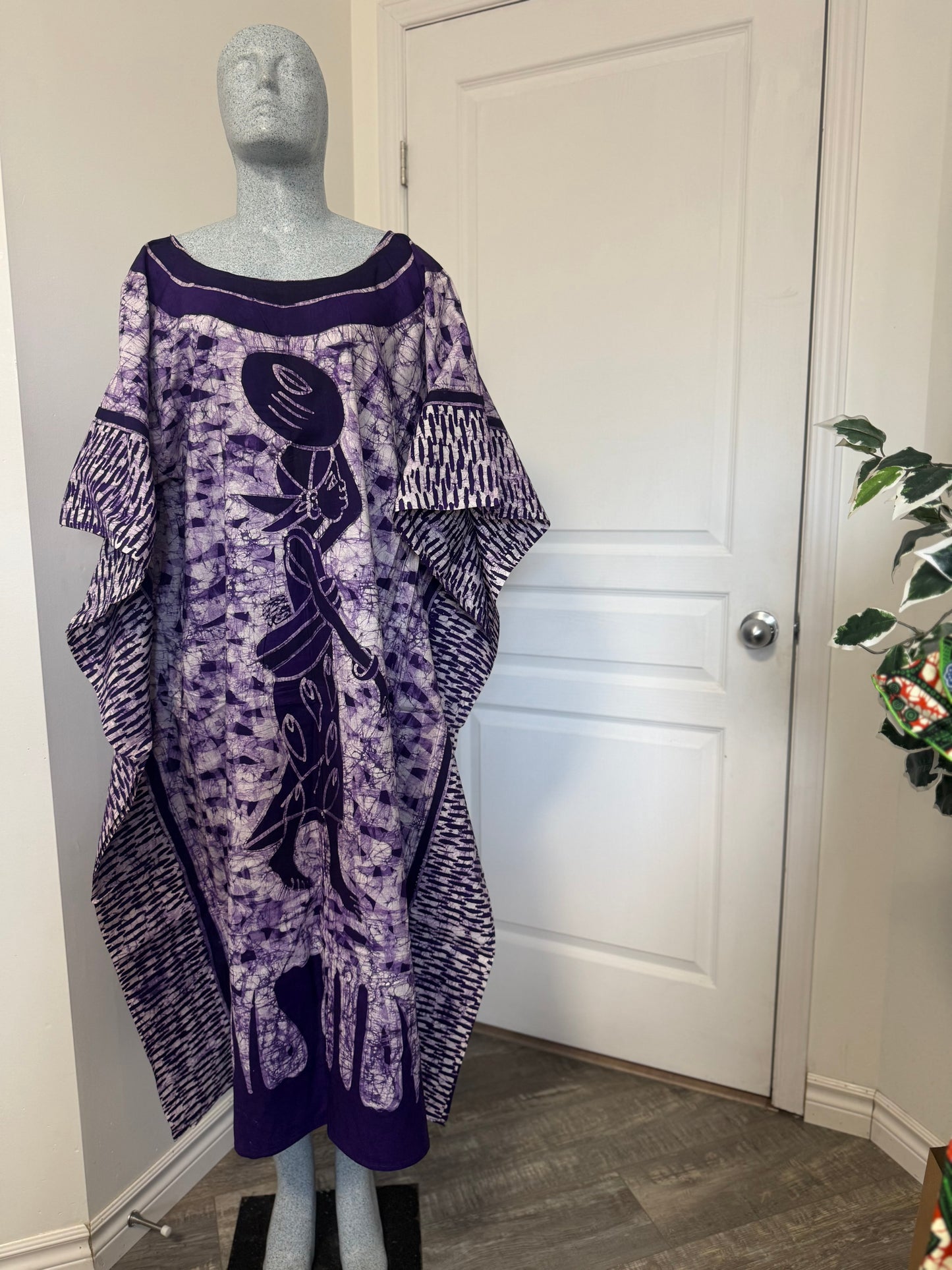 LOLA Boubou Batik 100% cotton Midi - Length