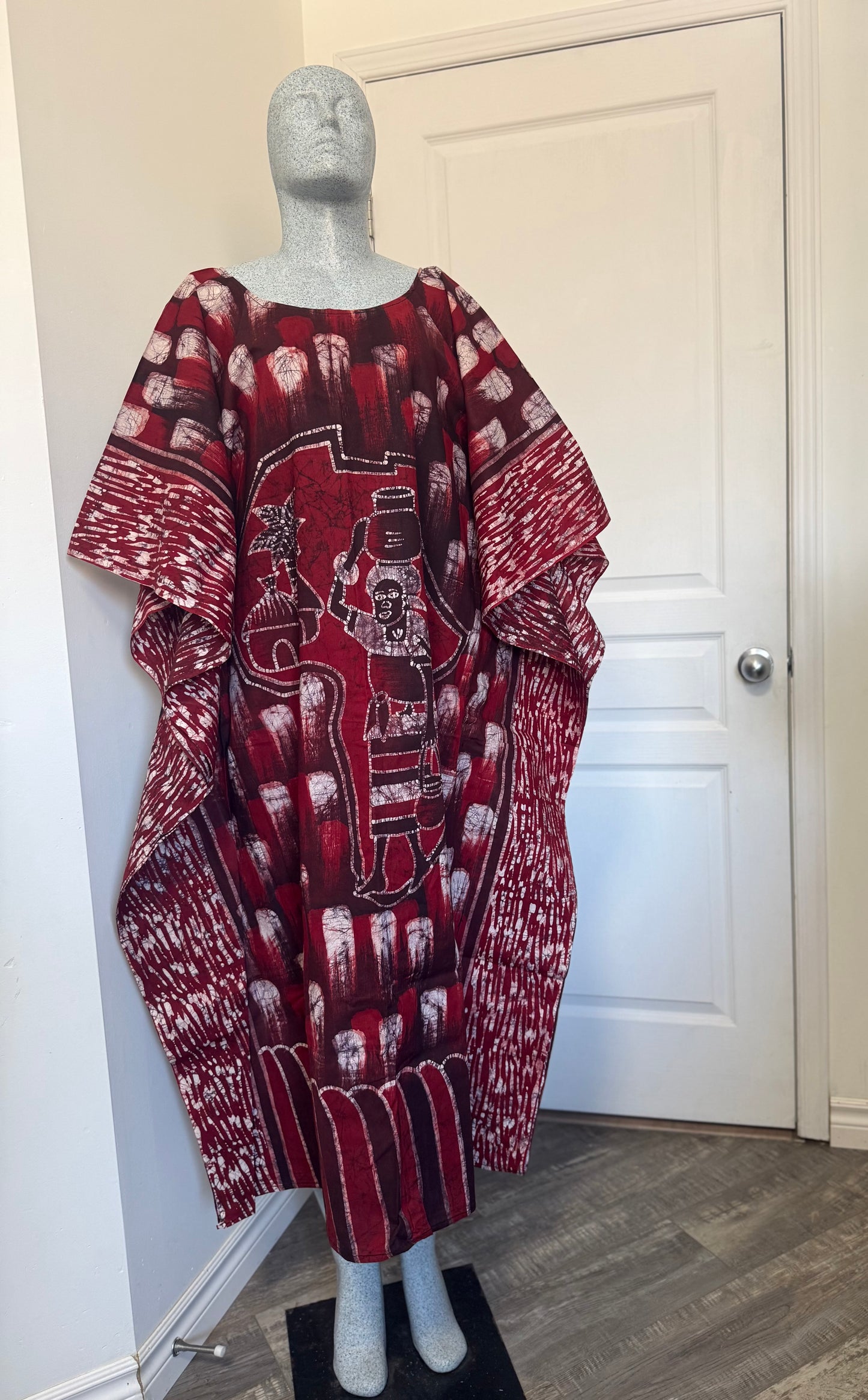 LOLA Boubou Batik 100% cotton Midi - Length