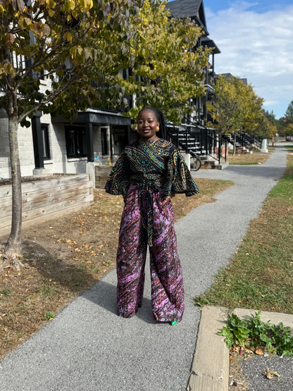 CP Ankara Pant & Top Set – Vibrant Two-Piece Outfit