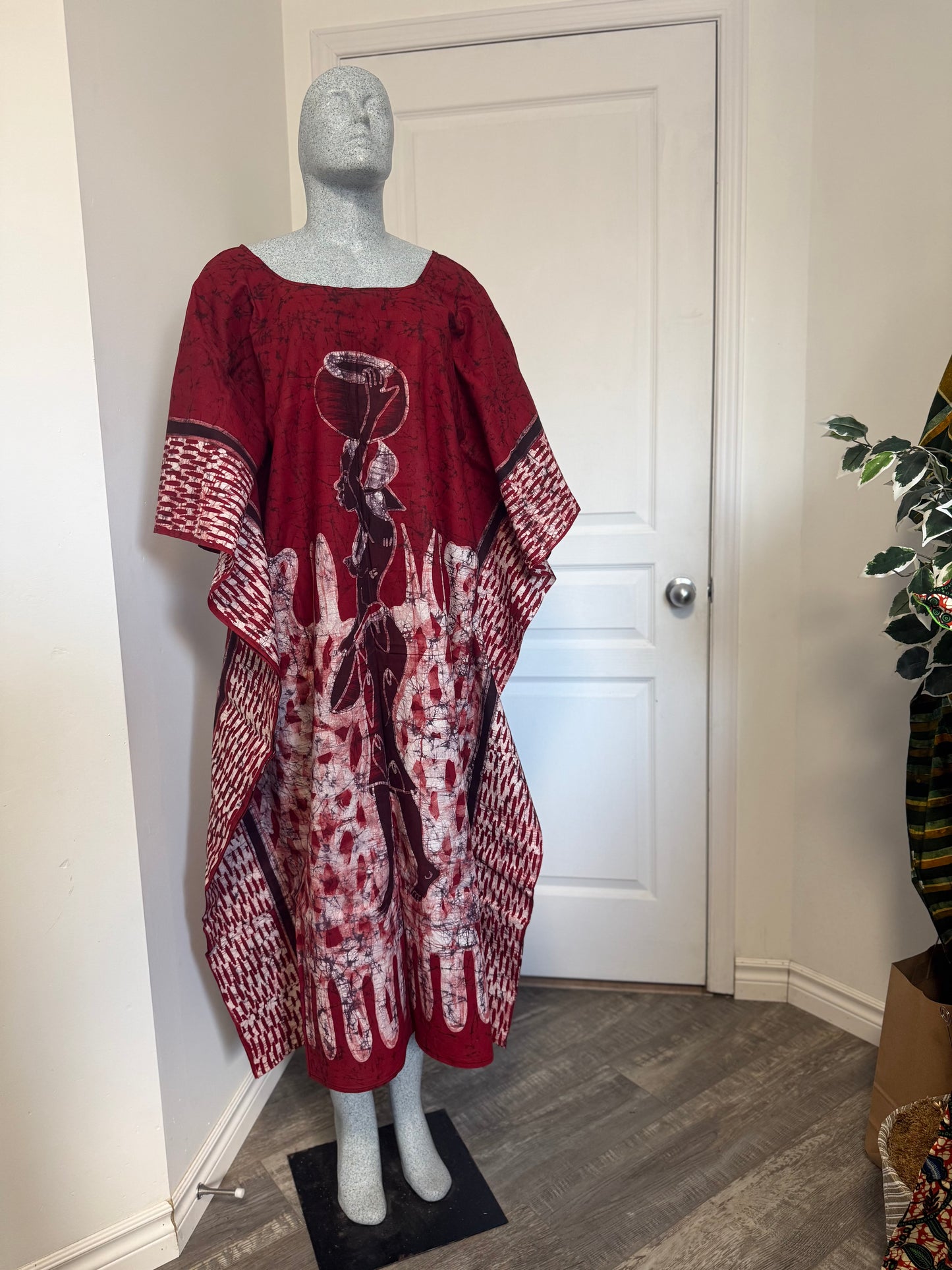 LOLA Boubou Batik 100% cotton Midi - Length