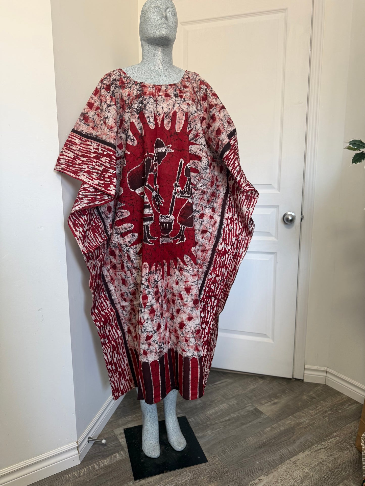 LOLA Boubou Batik 100% cotton Midi - Length