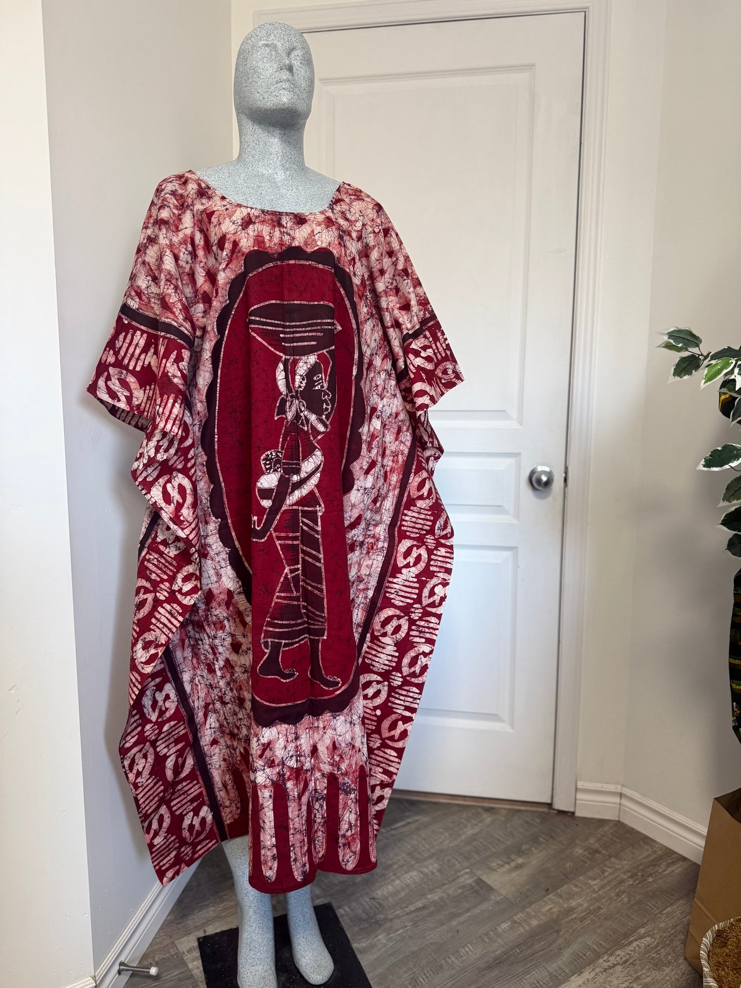 LOLA Boubou Batik 100% cotton Midi - Length