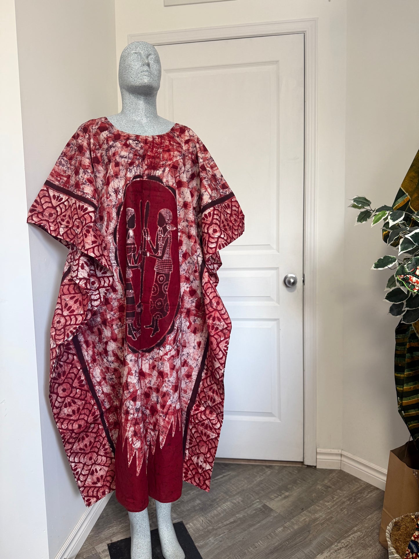 LOLA Boubou Batik 100% cotton Midi - Length