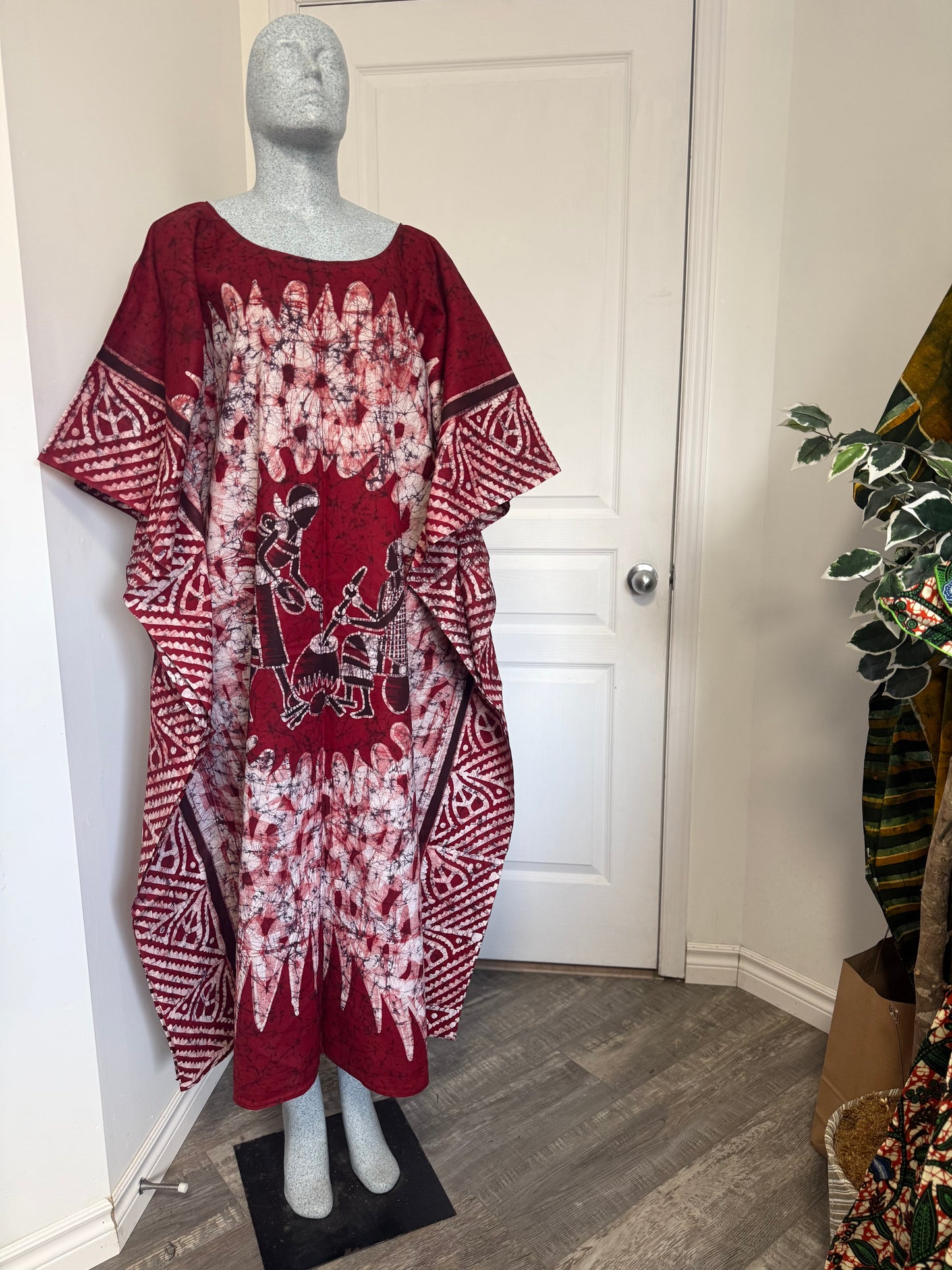 LOLA Boubou Batik 100% cotton Midi - Length
