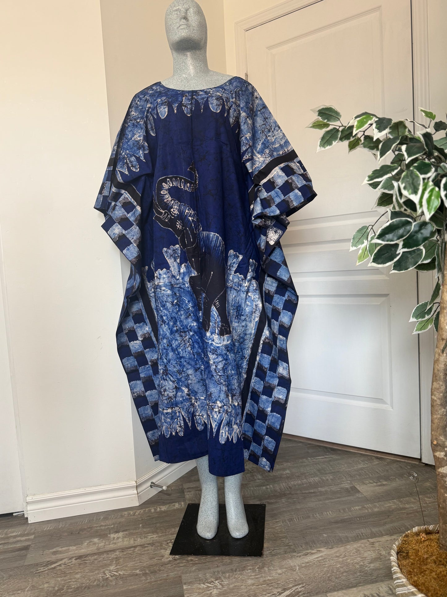 LOLA Boubou Batik 100% cotton Midi - Length