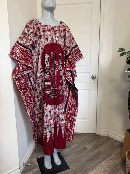LOLA Boubou Batik 100% cotton Midi - Length