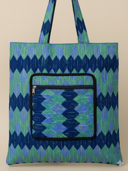 Foldable Ankara Eco Tote Bag 2026 – Medium