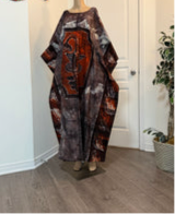 MAYA Boubou Batik 100% cotton (Ankle length) - Large