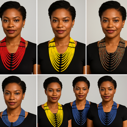 Mary Jade Boutique - ROYAL beaded necklace