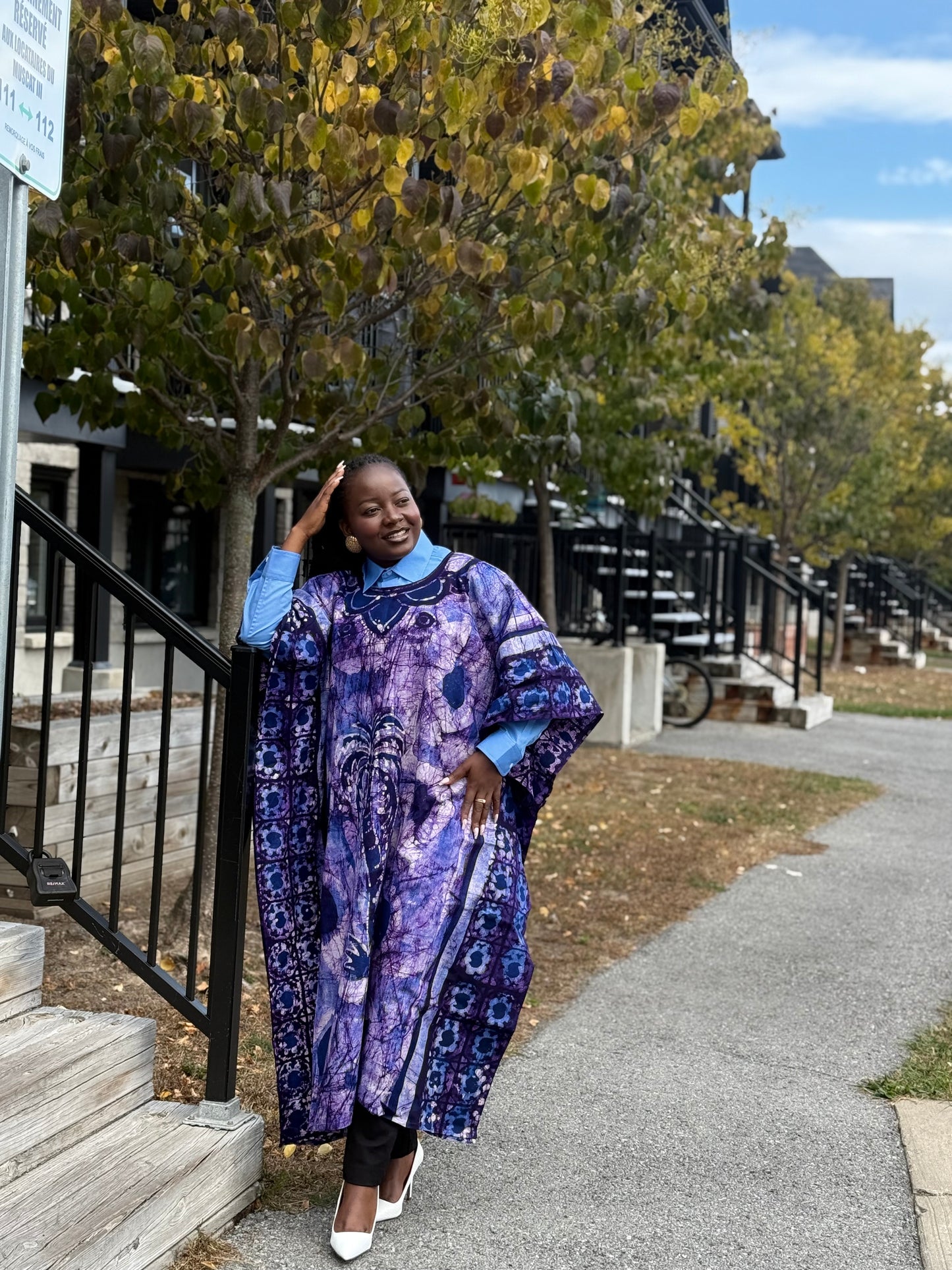 LOLA Boubou Batik 100% cotton (Mid length) - Large