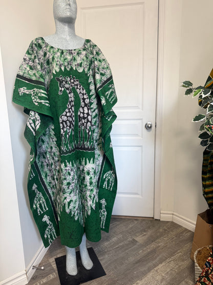 LOLA Boubou Batik 100% cotton Midi - Length