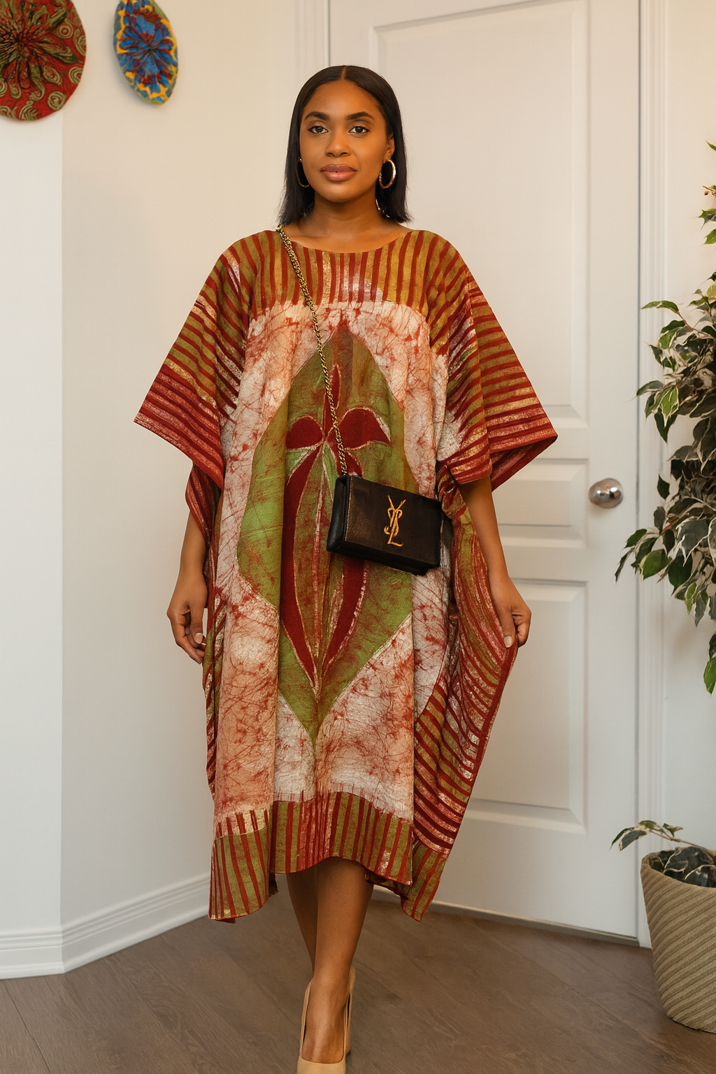 LOLA Boubou Batik 100% cotton (Mid length) - Large