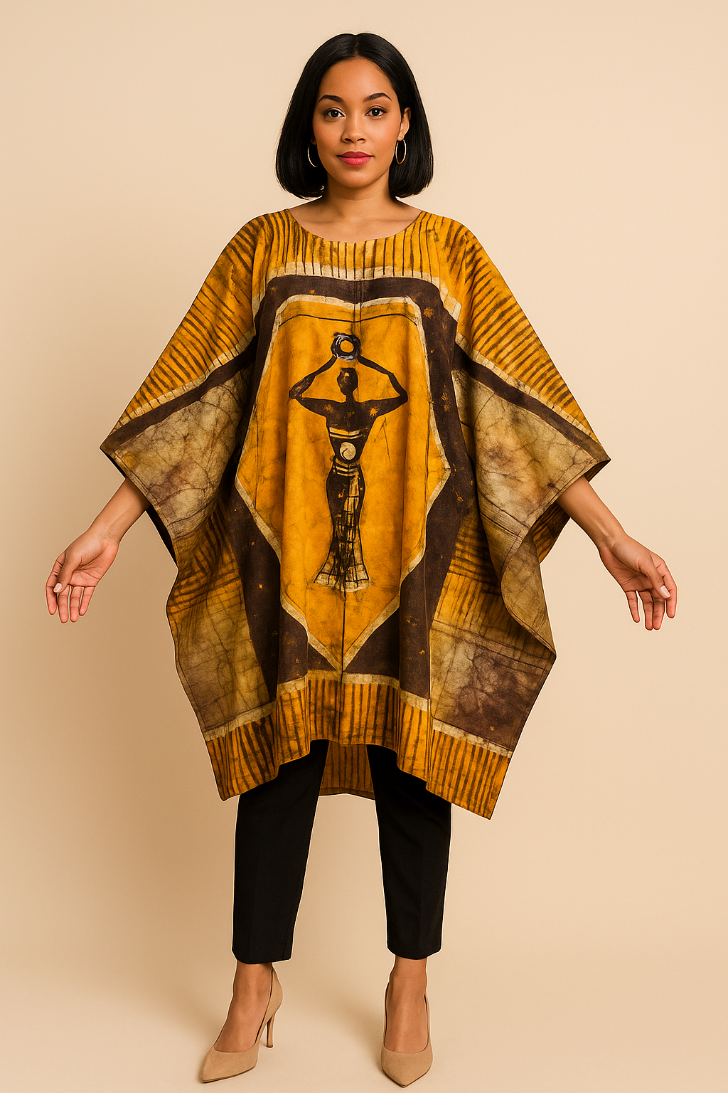 LOLA Boubou Batik 100% cotton (Mid length) - Large