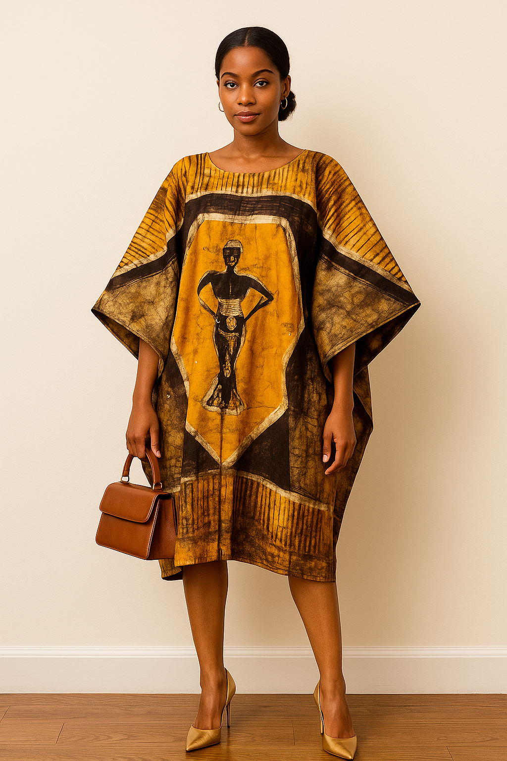 LOLA Boubou Batik 100% cotton (Mid length) - Large