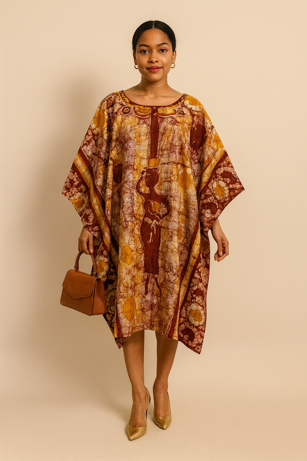 LOLA Boubou Batik 100% cotton (Mid length) - Large