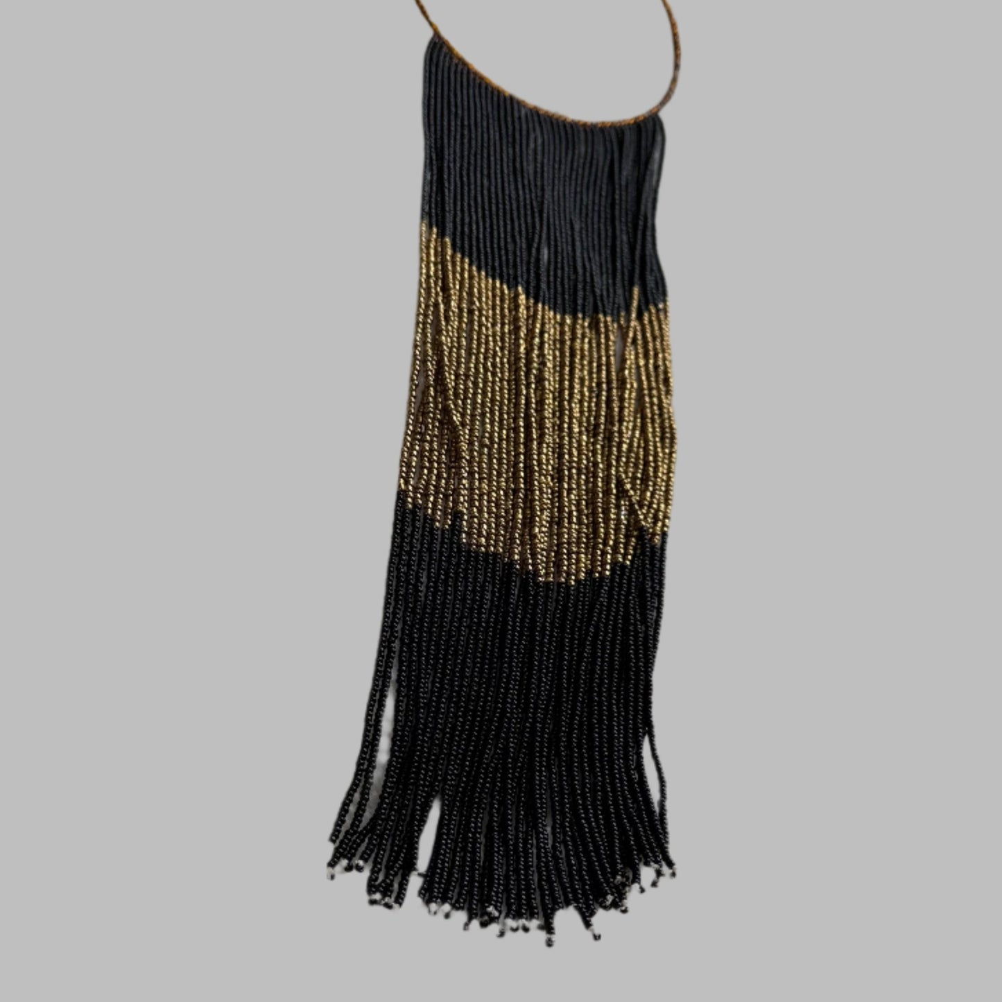African Authentic Long Pendant Necklace Bead only