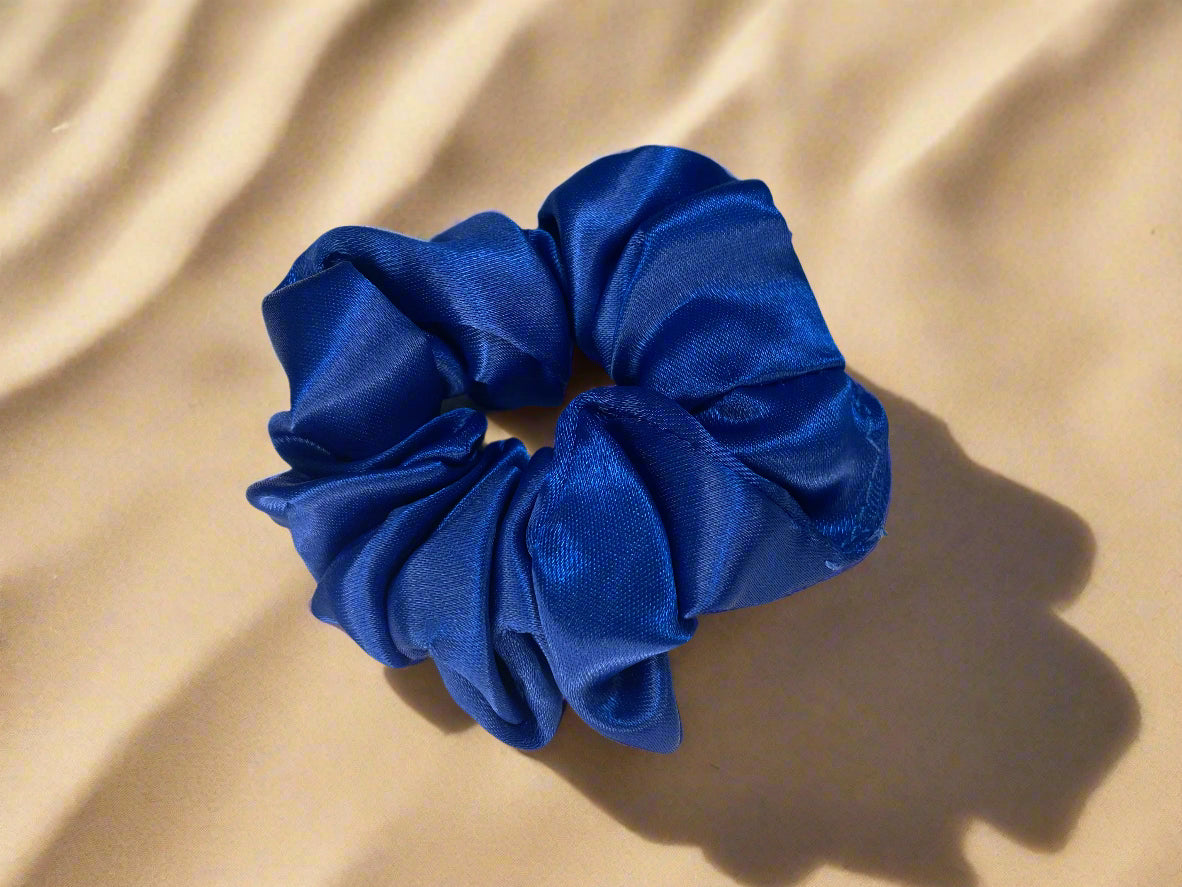 Large silk hair ties - Scrunchies satin