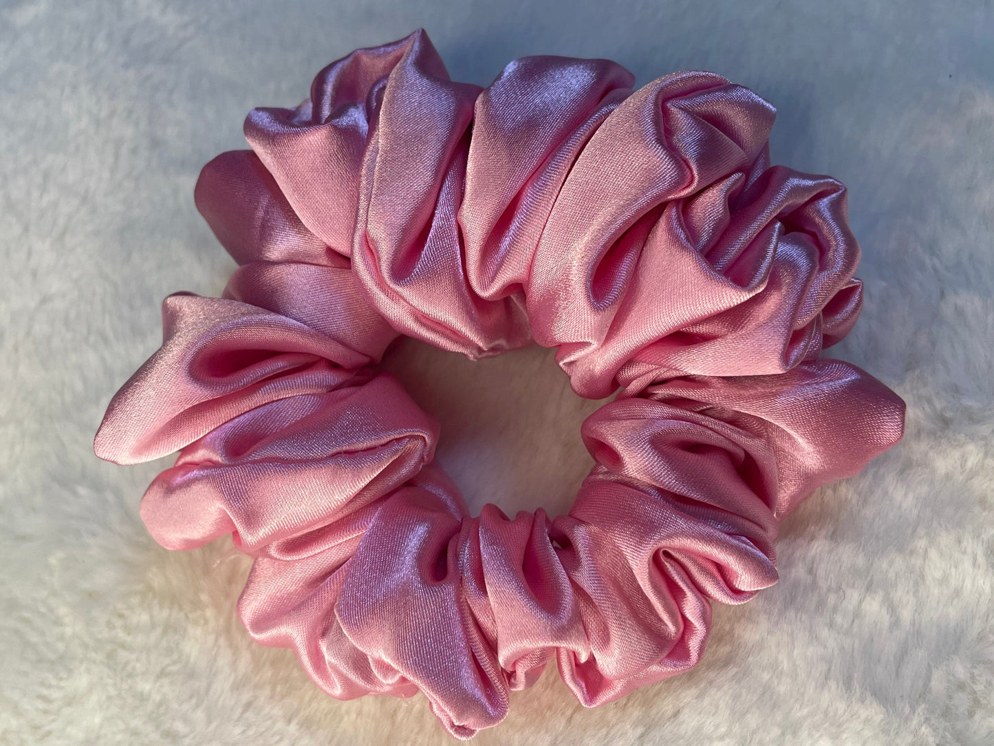 Large silk hair ties - Scrunchies satin