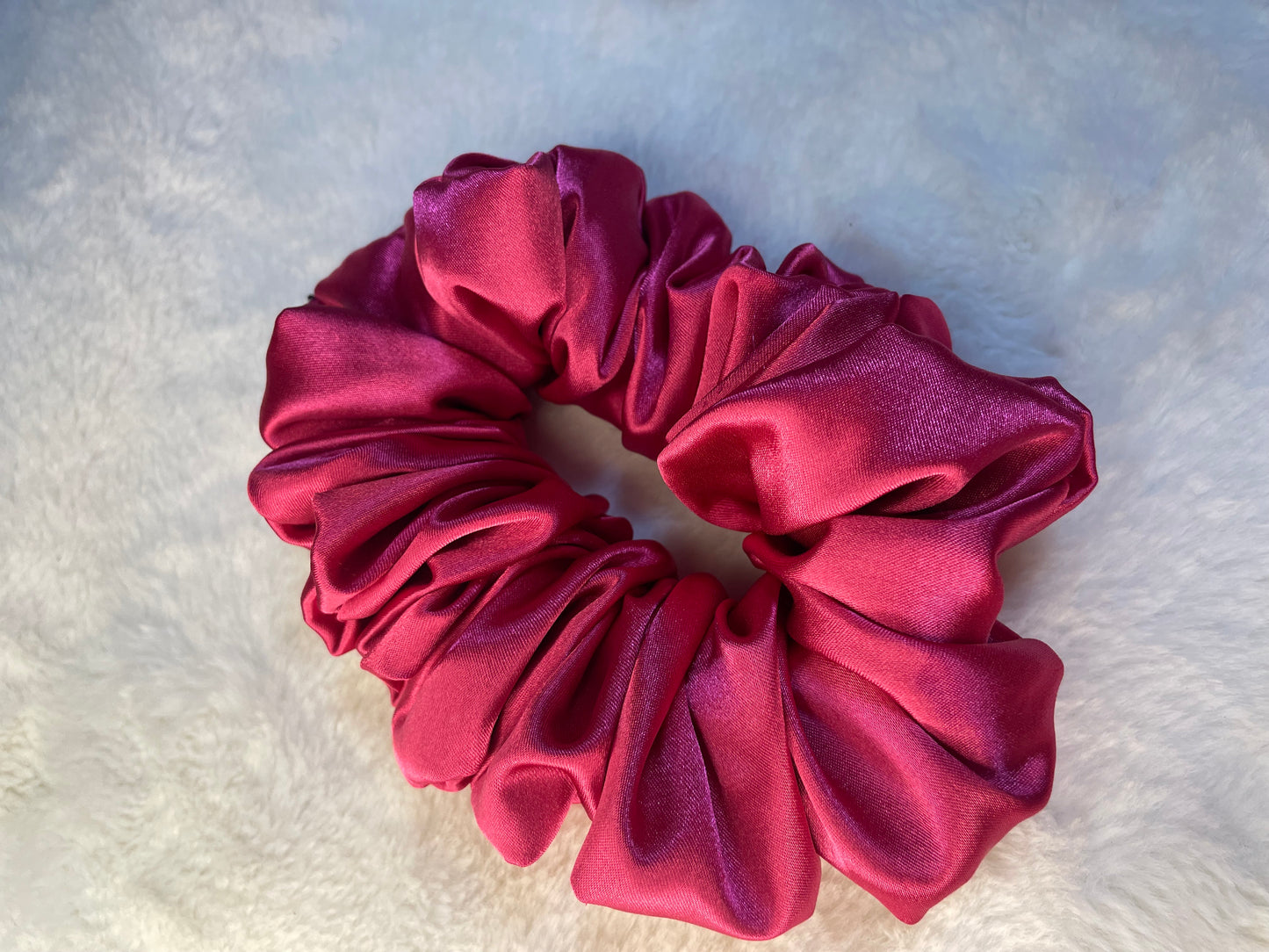 Large silk hair ties - Scrunchies satin
