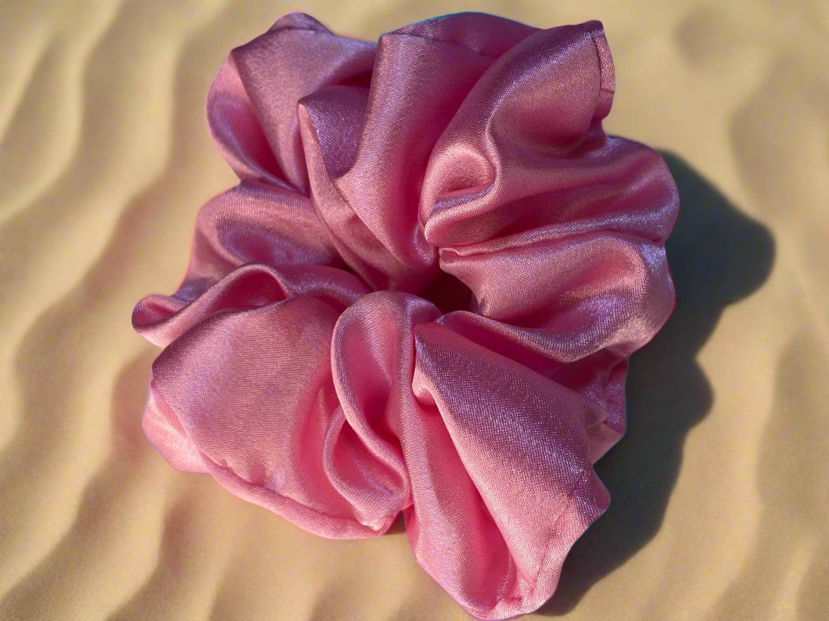 Large silk hair ties - Scrunchies satin