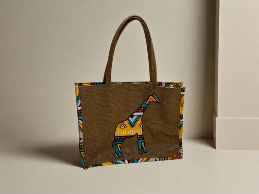 Mary Jade boutique - Large jute bag - women bag