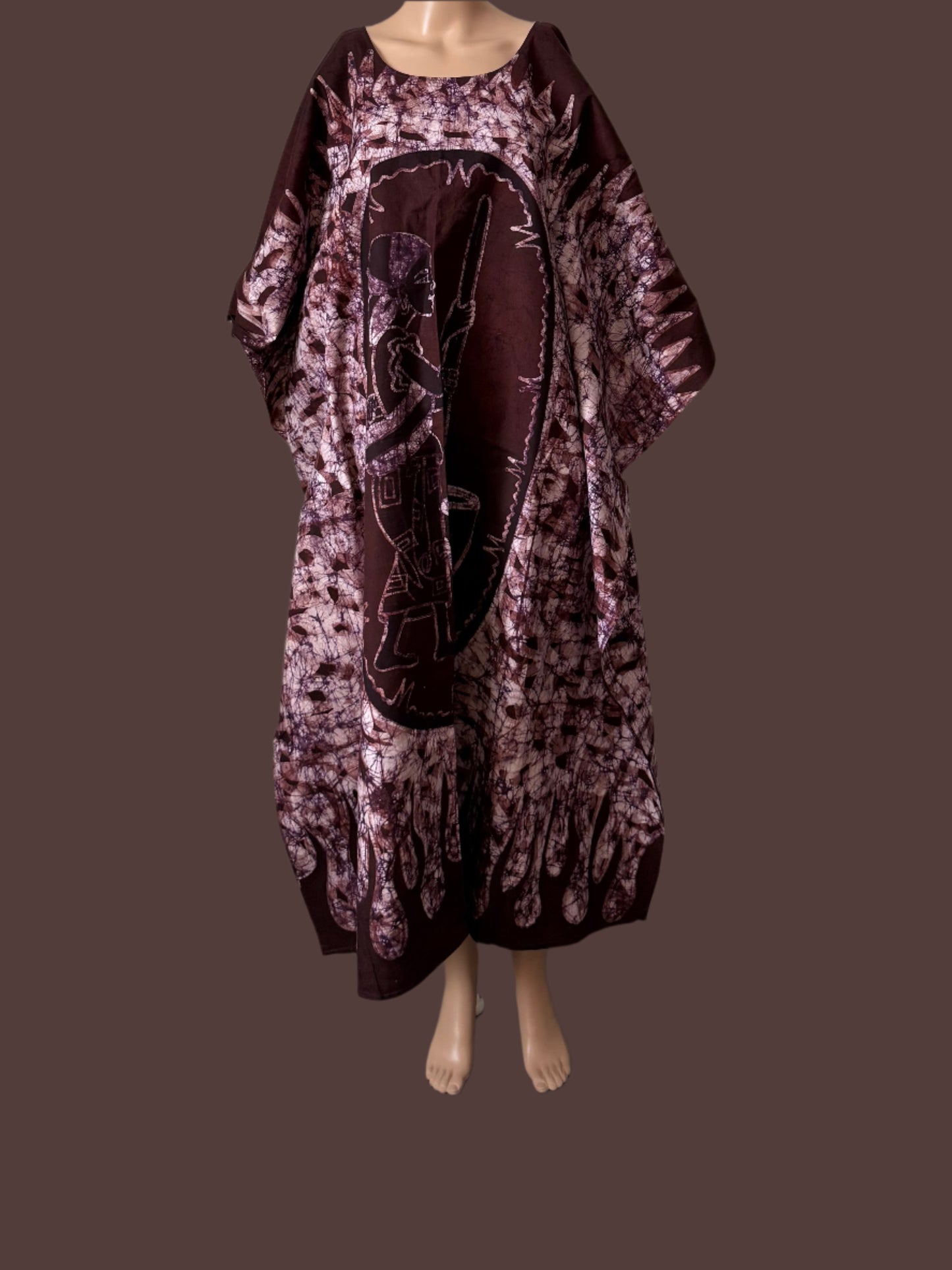 Boubou Batik DEWA 100% cotton (mid length) - Large