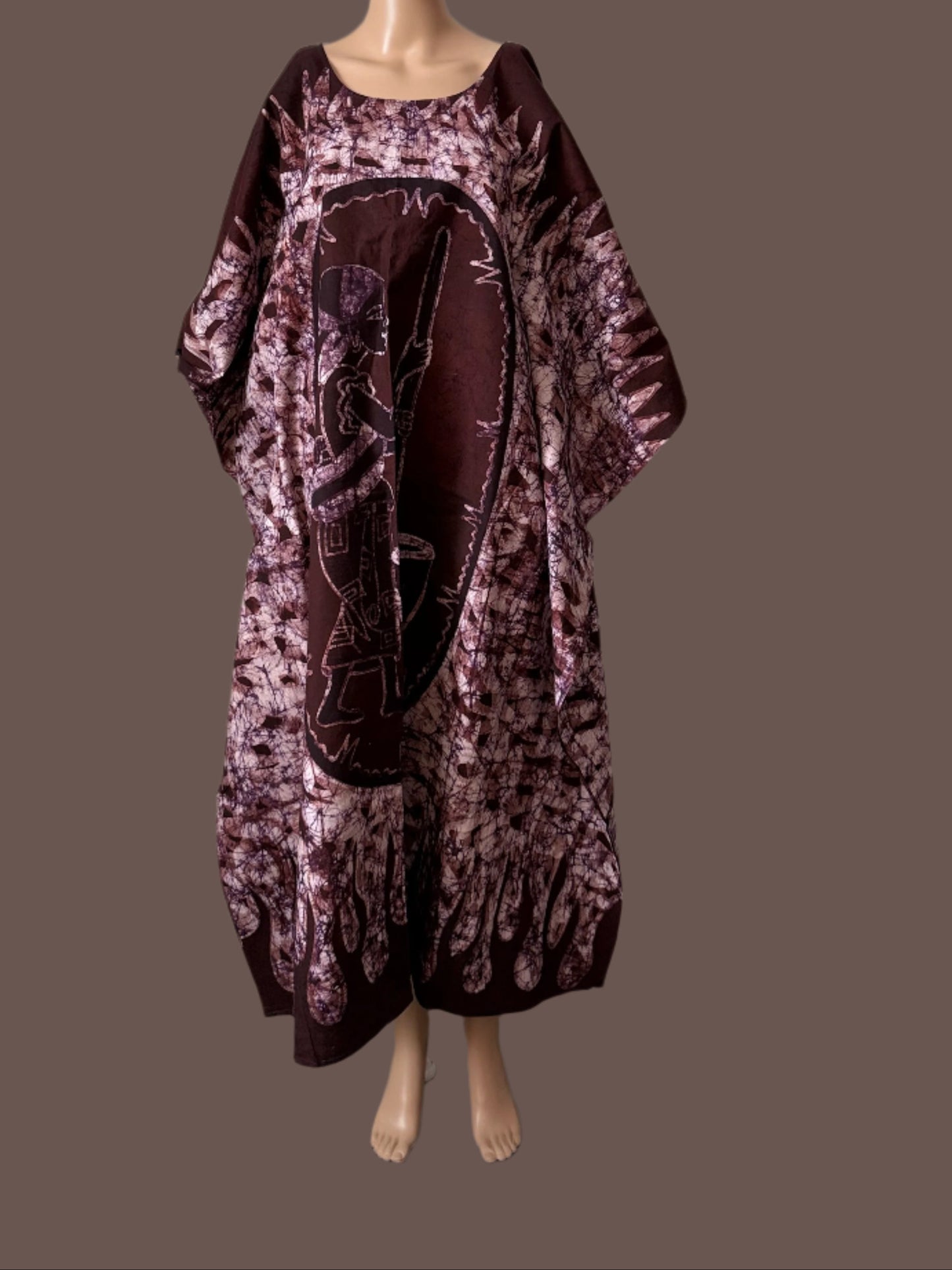 Boubou Batik DEWA 100% cotton (mid length) - Large