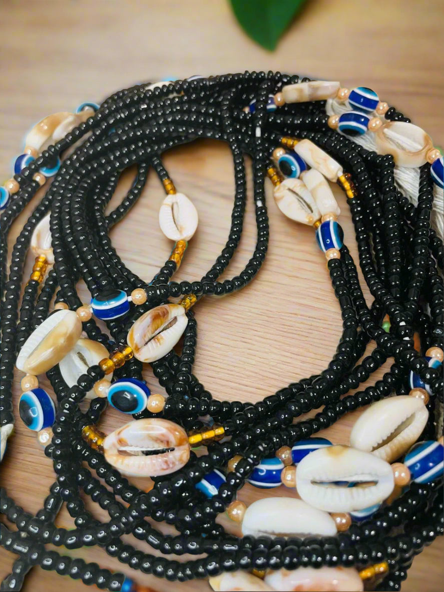 Baya waistbeads - cowries and bead