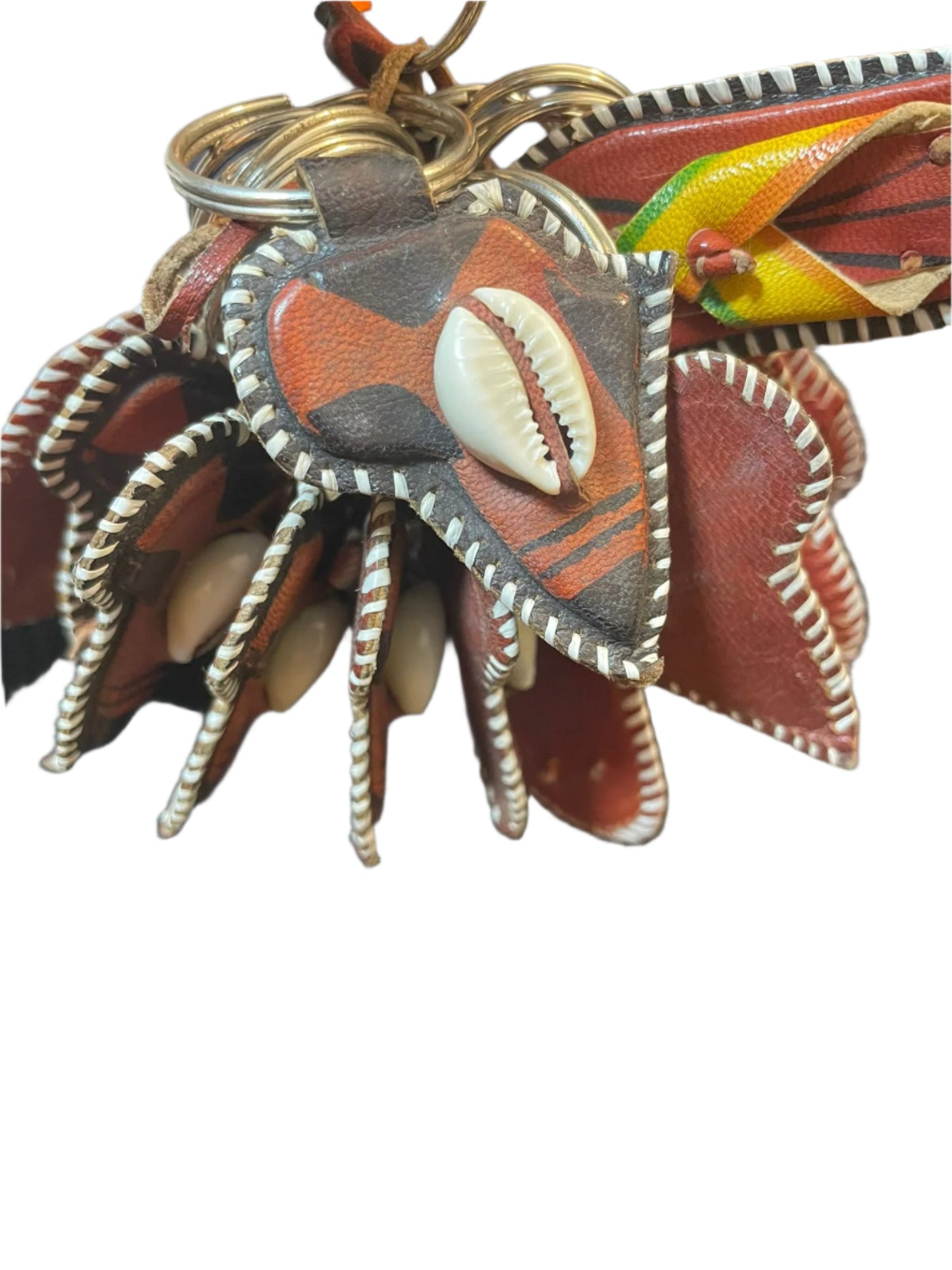 Keychain - porte clé  afrik - sandal cuir leather