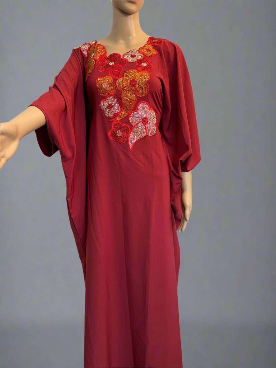 Mary Jade Boutique FADI Long Shiffon Boubou One size