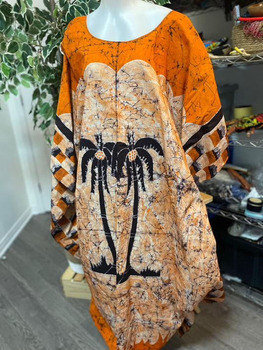 Boubou Batik DEWA 100% cotton (mid length) - Large