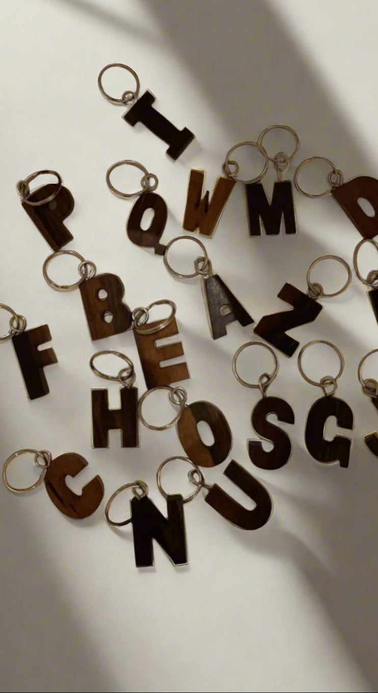 Alphabet keychain