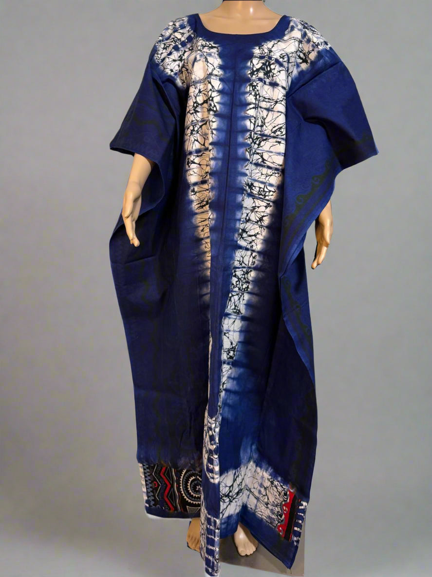 Boubou Batik GRACE 100% cotton (Ankle length) - Large