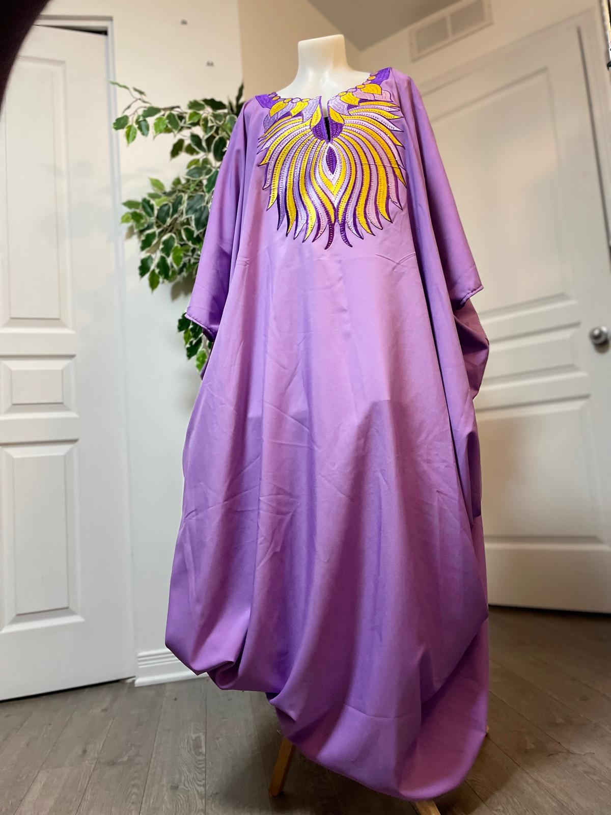 Mary Jade Boutique FADI Long Shiffon Boubou One size