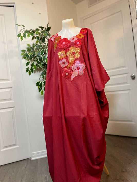 Mary Jade Boutique FADI Long Shiffon Boubou One size