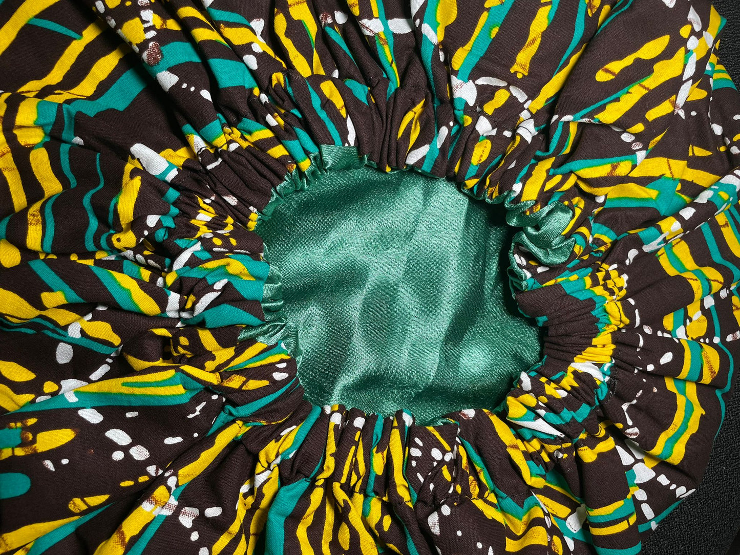 Hair bonnet reversible Handcrafted