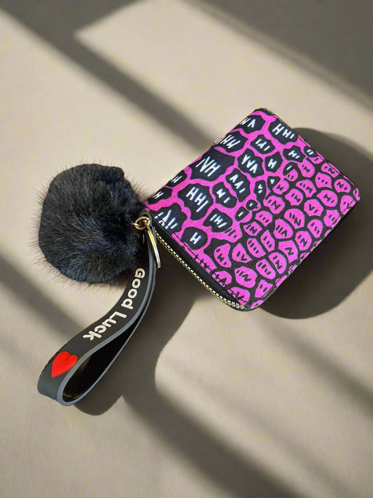 Wallet with zipper for women Mini